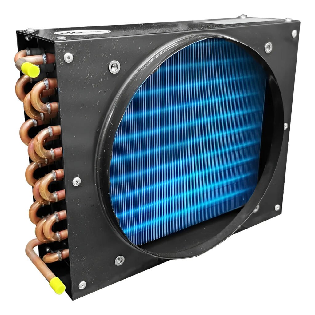 CONDENSADOR 1/3HP R22/404 MG - CCA-3.4  P/FORZ:1*200mm  In:3/8 Out:3/8(3x8)